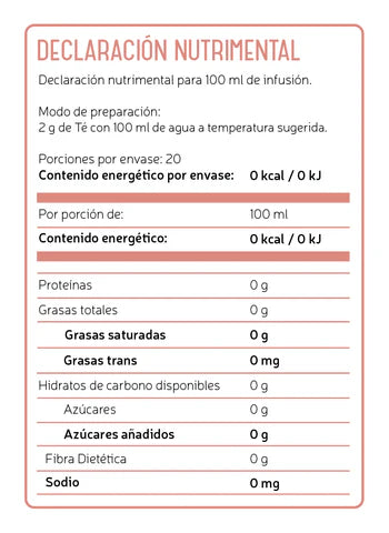 Té Frutos Rojos