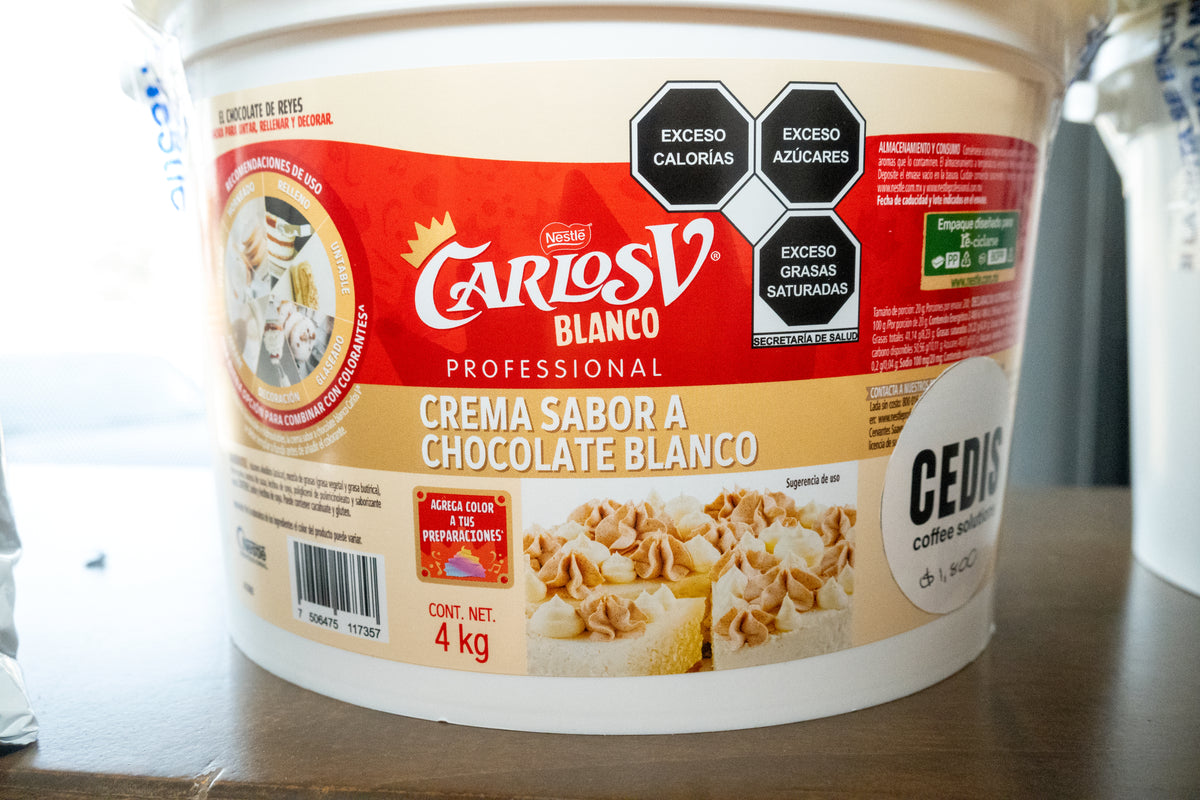 Crema Carlos V Chocolate Blanco