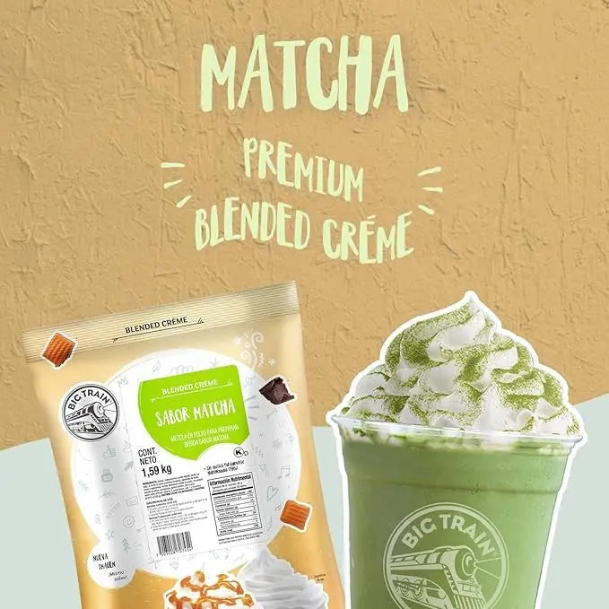 Base Big Train Sabor Matcha Bolsa 1590 Gramos