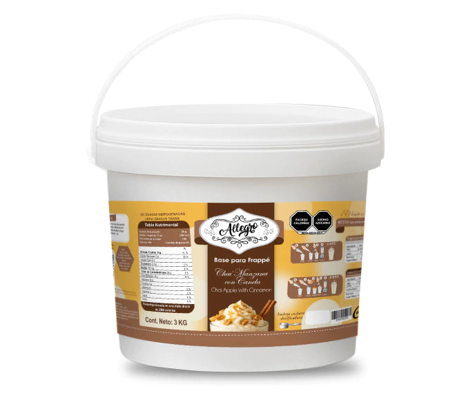 BASE PARA FRAPPÉ CHAI MANZANA-CANELA 3 KG