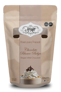 BASE PARA FRAPPE CHOCOLATE BLANCO BELGA 1.5 KG