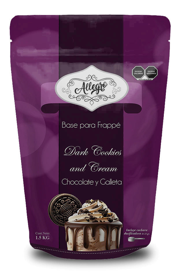 BASE PARA FRAPPE DARK COOKIES AND CREAM 1.5 KG