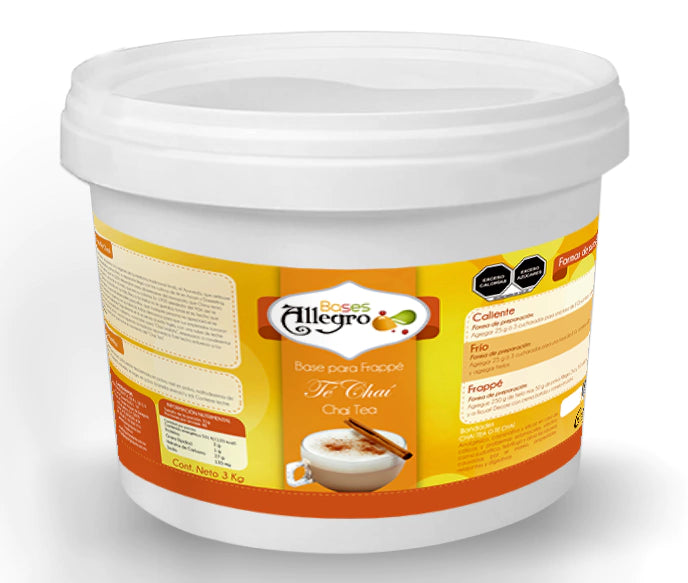BASE PARA FRAPPE TE CHAI TRADICIONAL 3 KG